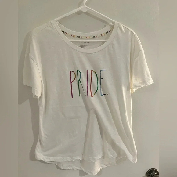 Rae Dunn Medium Pride fitted t shirt size large - Picture 1 of 4